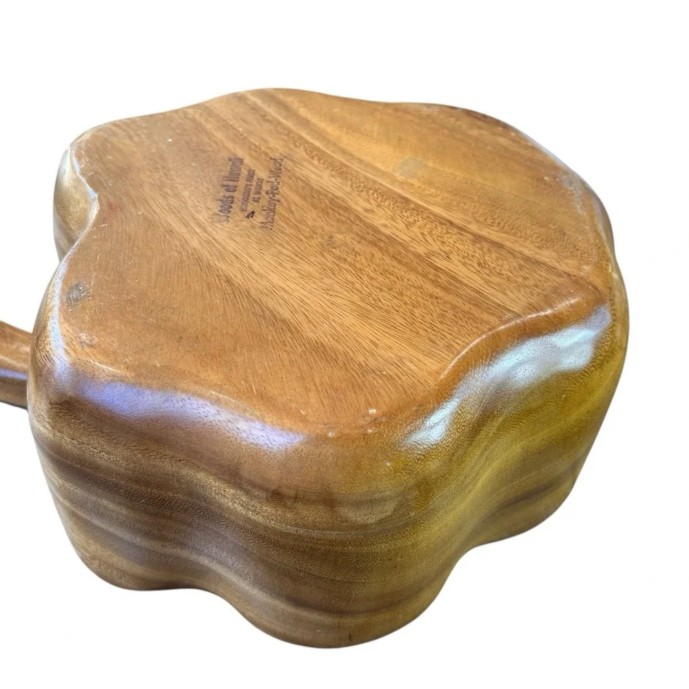 Woods‎ Of Hawaii Monkey Pod Large Serving Bowl Luau Salad Party Boho BBQ Retro